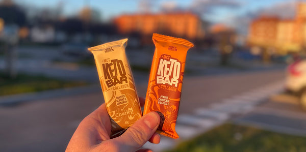 NEW KETO BARS [ketogenic snack with collagen and MCT]