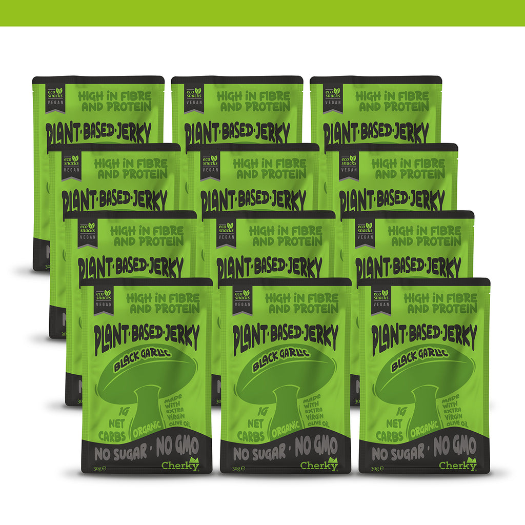 ECO · Beef Jerky · TERIYAKI · Protein · 100% Natural - Cherky